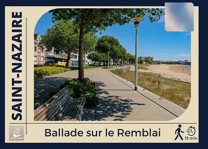 Le Nid 2 4pers Centre Wifi Saint-Nazaire